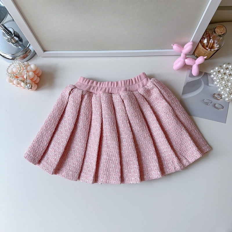 Girls' New Autumn Jacket and Skirt Two-piece Suit