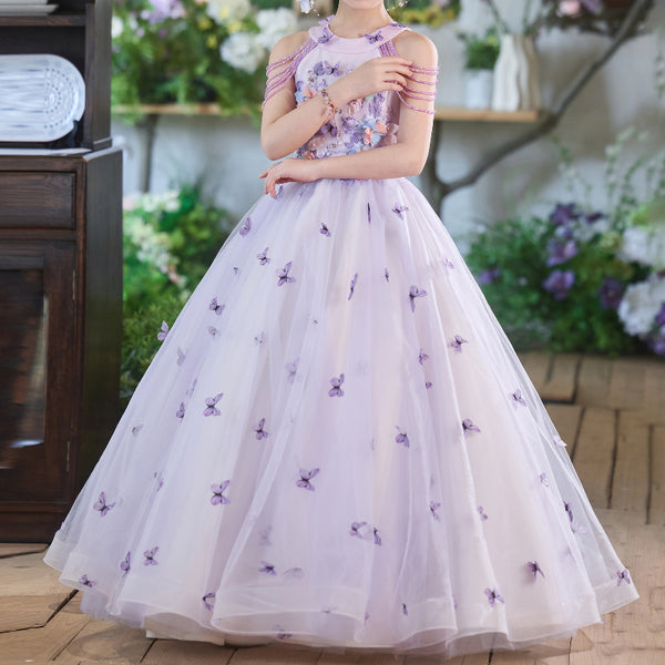 Children's Elegant Ball Gown Girls Birthday Princess Dress