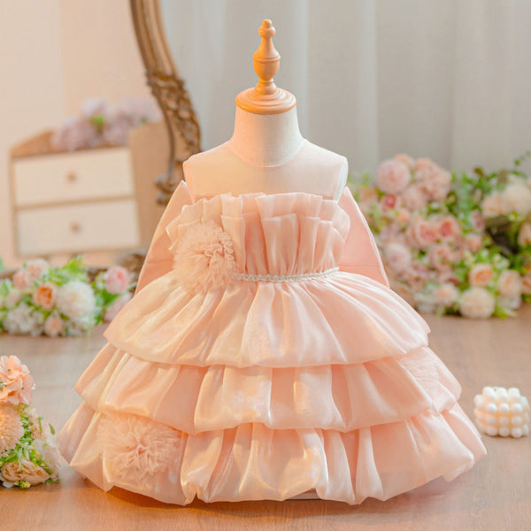 Girls Birthday Princess Dress Girls Sleeveless Puffy Dress Girls Party Dress