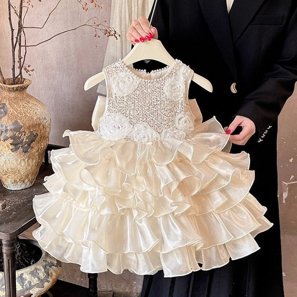Girls' New Summer Cute Birthday Princess Dress