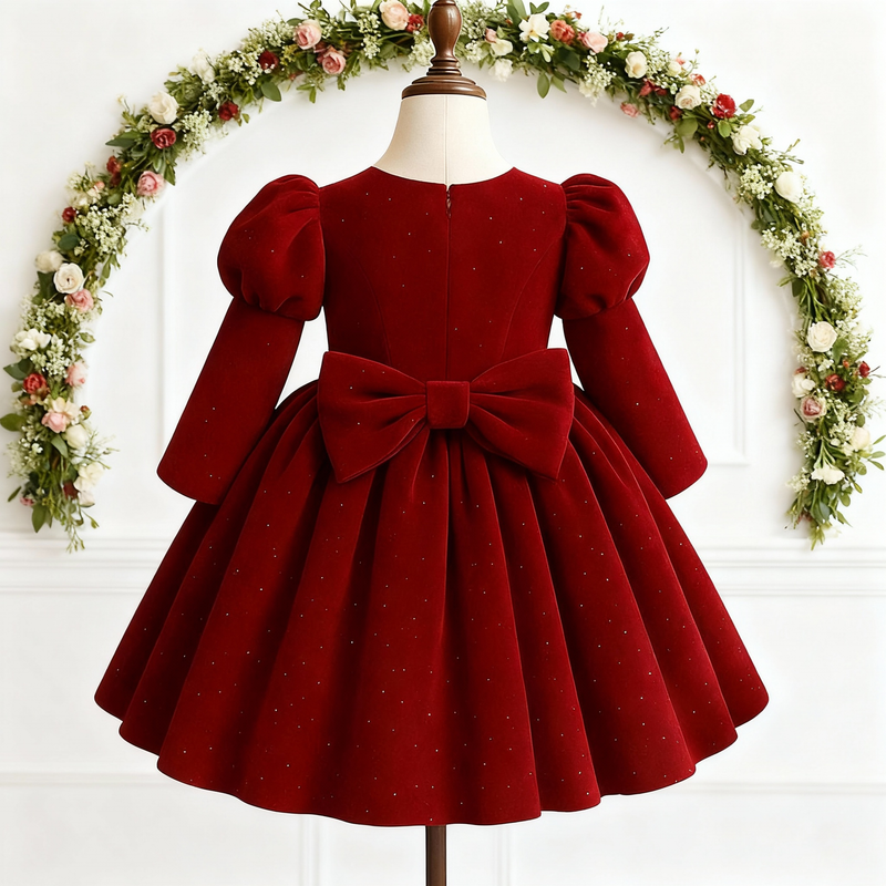 Toddler Christmas Dress  New Year Dress Toddler Beauty Pageant Princess