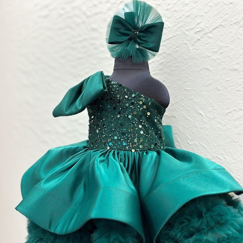 Baby Girl Dress Special Occasion First Birthday Dress Baby Girl Party Sequined Dress