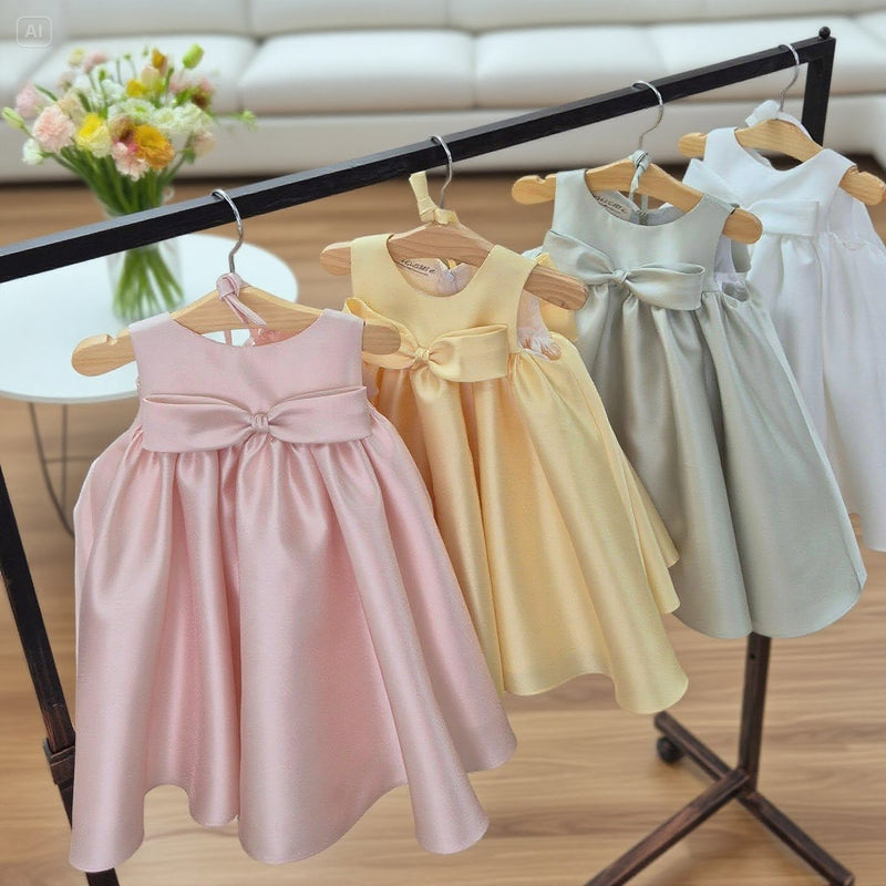 Girls Christening Dresses Toddler First Birthday Princess Dress Elegant Girls Dress