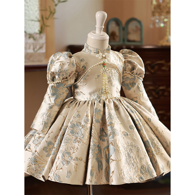 Cute Baby Girl Christmas Puffy Dress Toddler Birthday Pageant Princess Dress