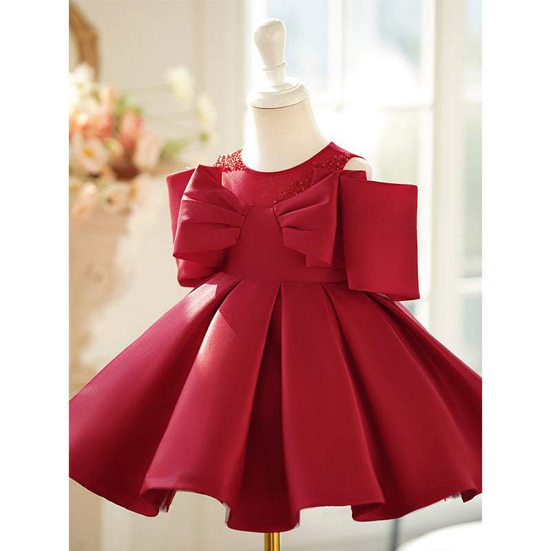 Elegant Baby Girl First Communion Dresses Toddler Beauty Pageant Dresses