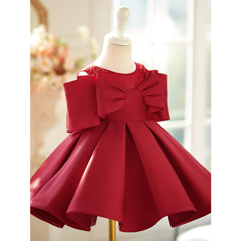 Elegant Baby Girl First Communion Dresses Toddler Beauty Pageant Dresses