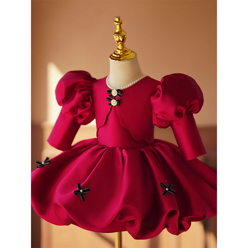Girl Christmas Dresses Toddler Beauty Pageant Dress Birthday Party Princess Dress