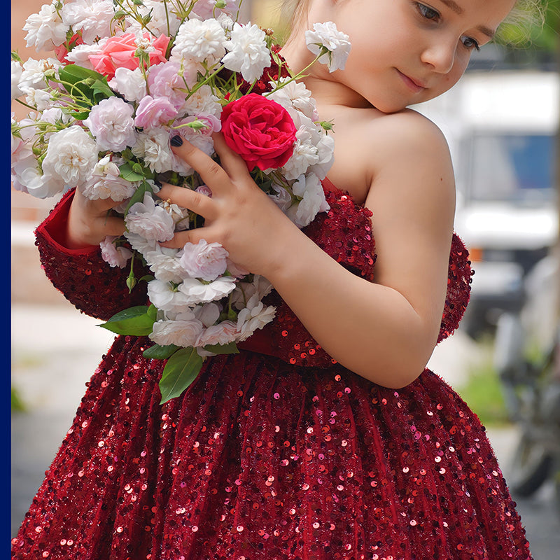 Girl Christmas Dress Girl Party Dress Toddler Birthday Sequin Fluffy G marryshe Girl Christmas Dress Girl Party Dress Toddler Birthday Sequin Fluffy G marryshe