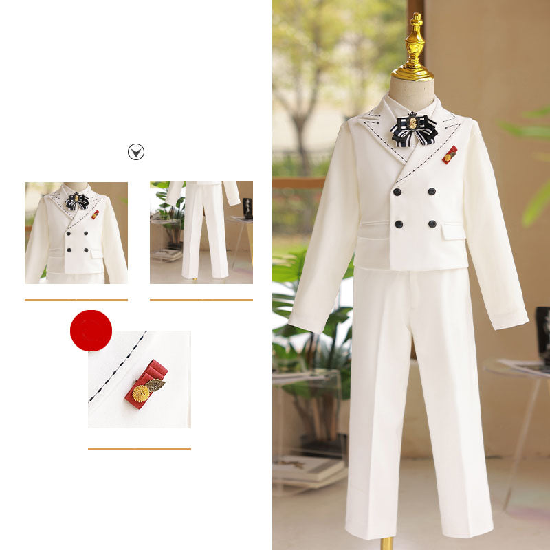 Cute Children Wedding Birthday Costume Suit Set