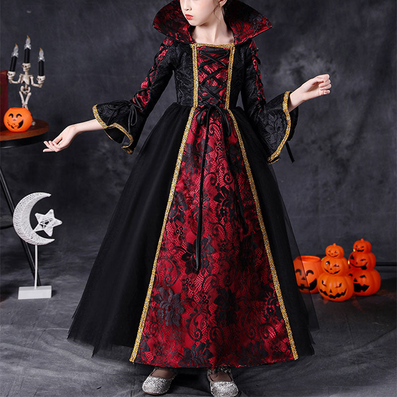 Halloween Cosplay Girl Vampire Witch Costume Princess Dress