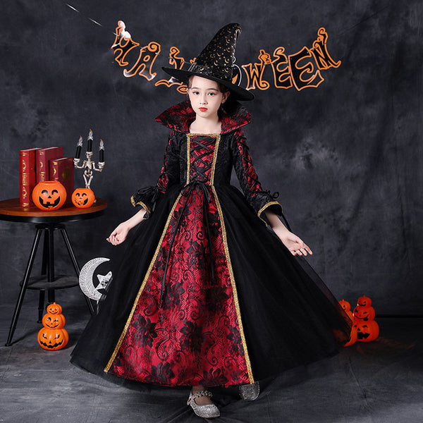 Halloween Cosplay Girl Vampire Witch Costume Princess Dress