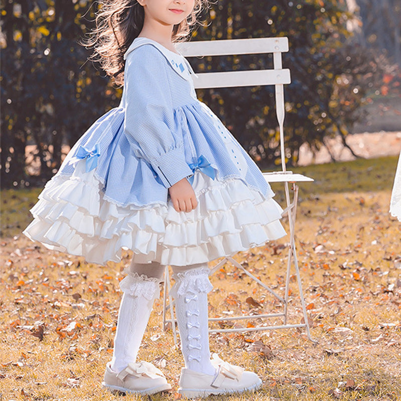 Baby Girl Lolita Lattice Princess Puffy Dress