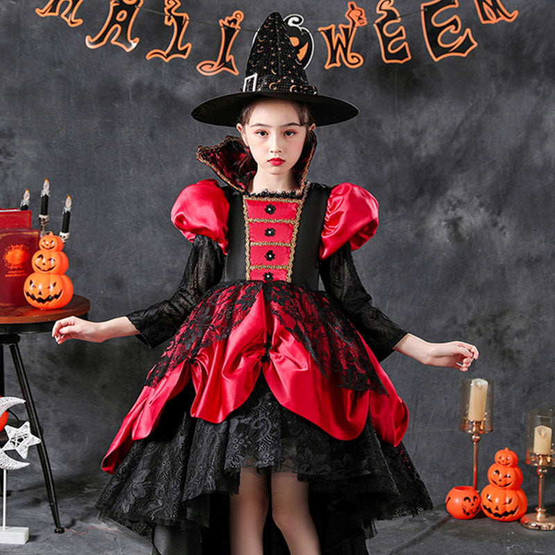 Halloween Girl Witch Cosplay Dress