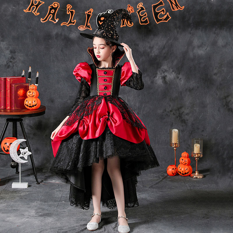 Halloween Girl Witch Cosplay Dress