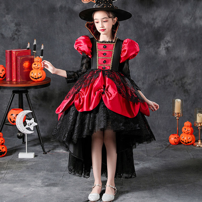 Halloween Girl Witch Cosplay Dress