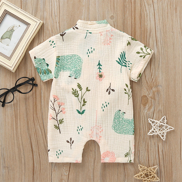 Soft Baby Floral Rompers