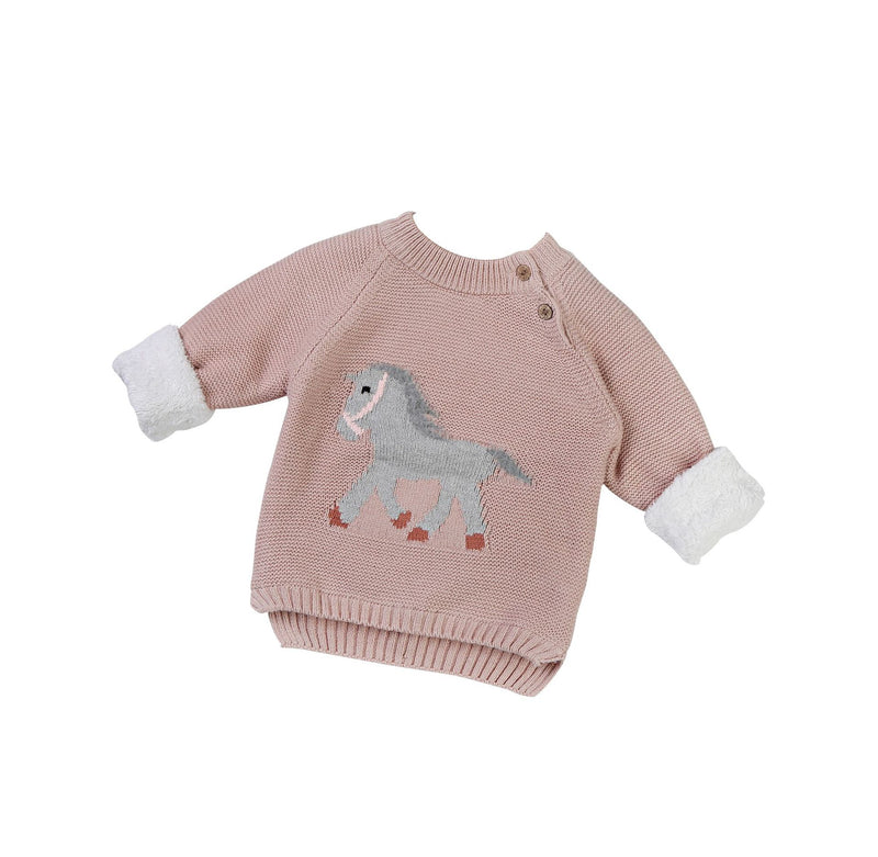 Winter Baby Knitted Horse Sweaters