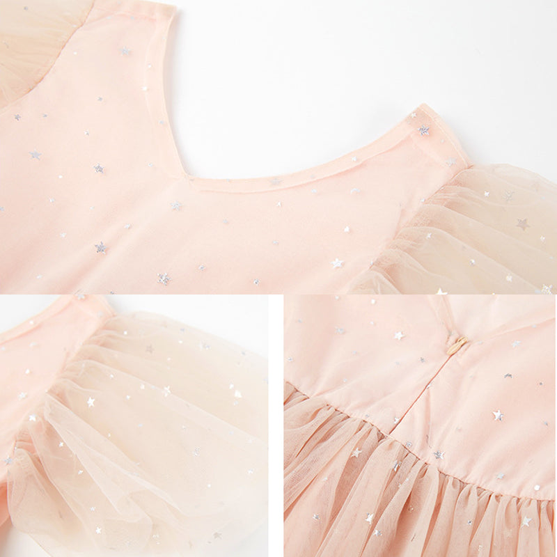 Girls Elegant Star Princess Dress