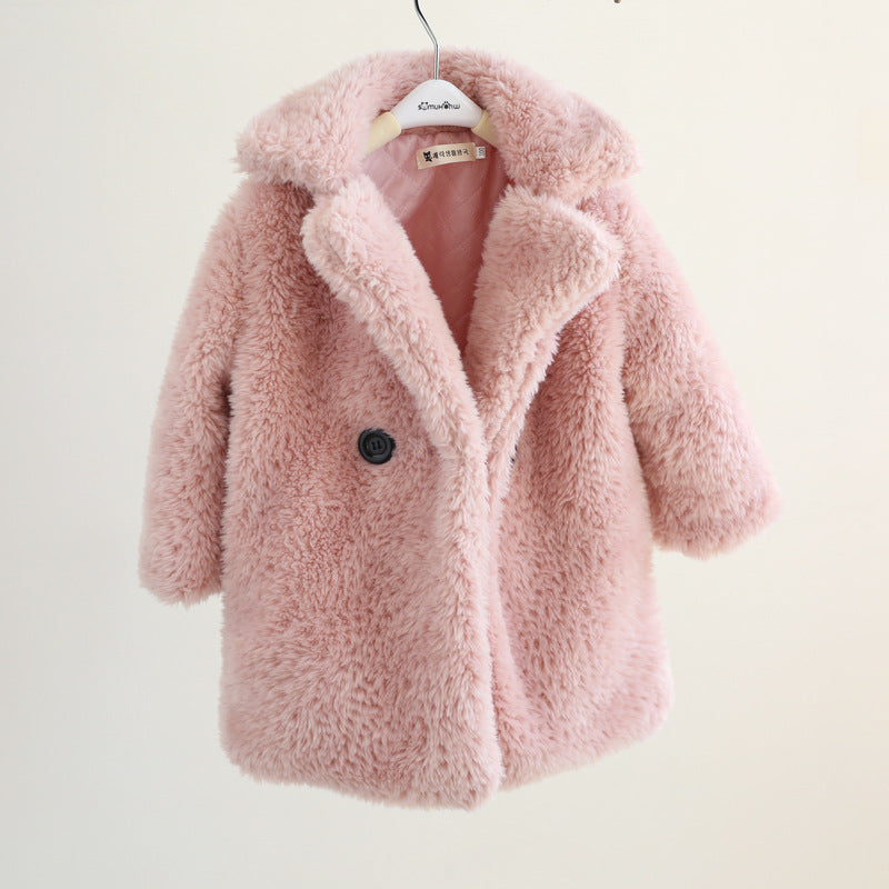 Baby Girl and Toddler Winter Cozy Princess Overcoat
