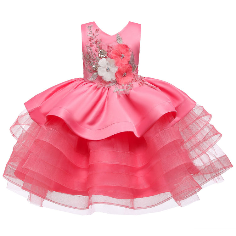 Baby Girl and Toddler Summer Princess Dress Flower Girl Princess Party Dress