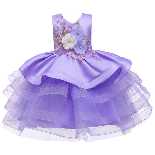 Baby Girl and Toddler Summer Princess Dress Flower Girl Princess Party Dress