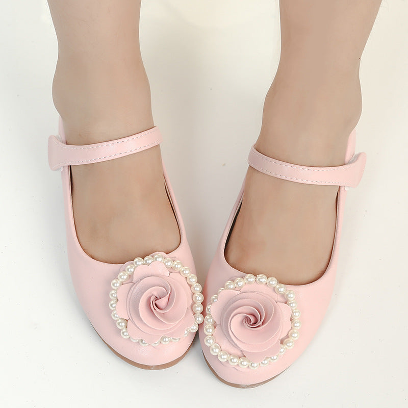 Toddler And Girl Summer Flower Princess Shoes