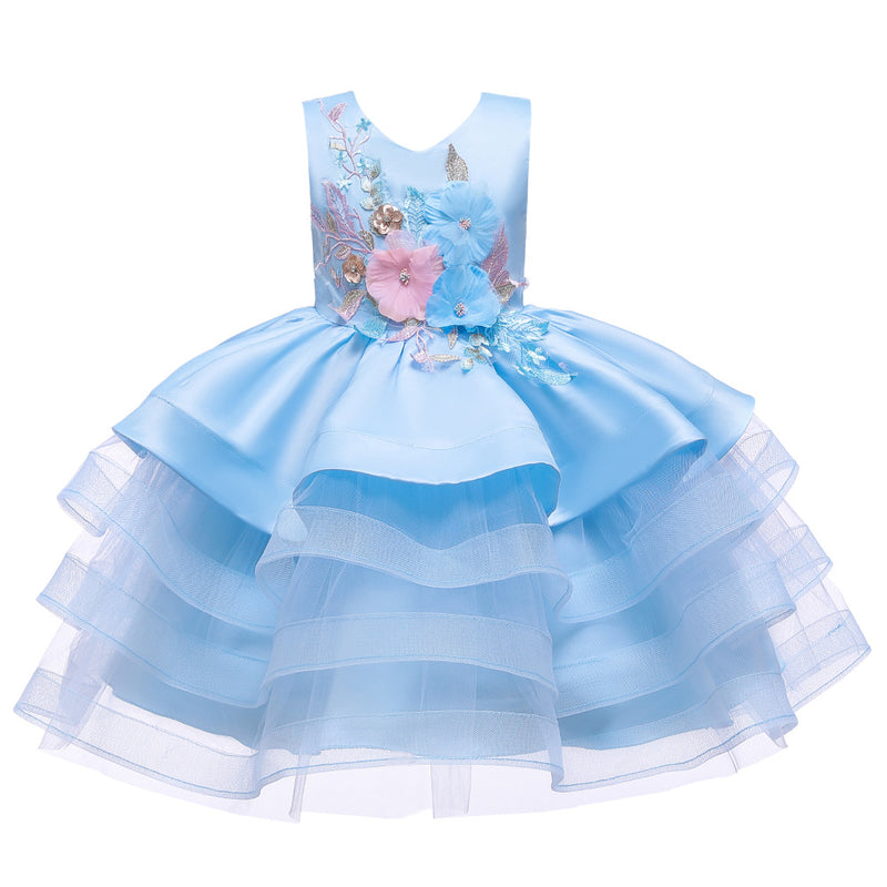 Baby Girl and Toddler Summer Princess Dress Flower Girl Princess Party Dress
