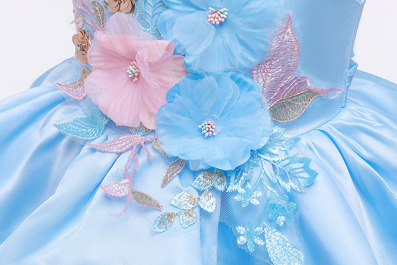princess dress 3 year old Pink Princess Dress Costume For Toddler Girls 3