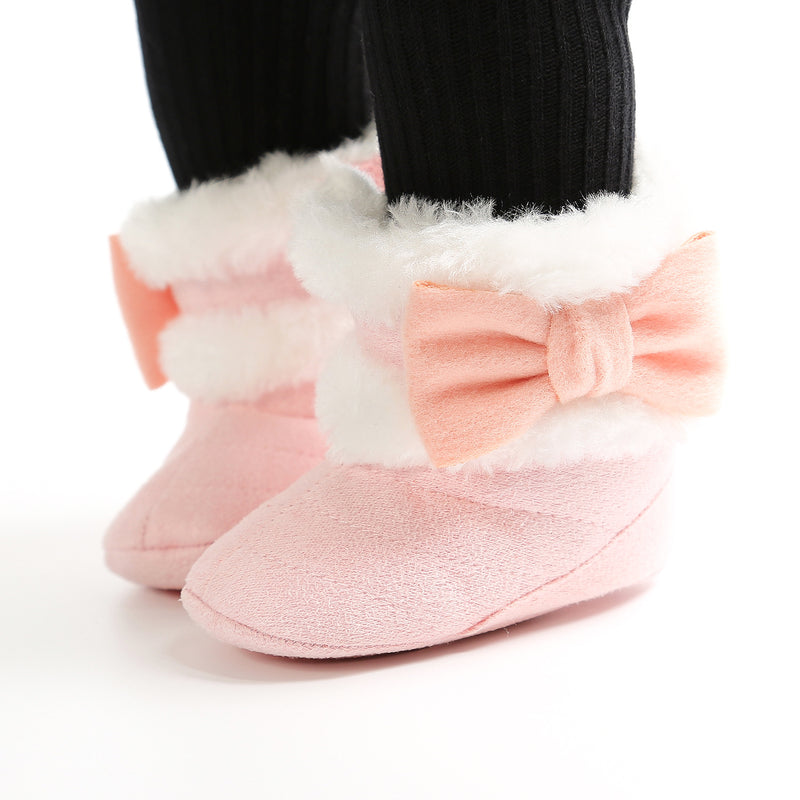 Winter Plus Velvet Toddler Girl Dress Shoes