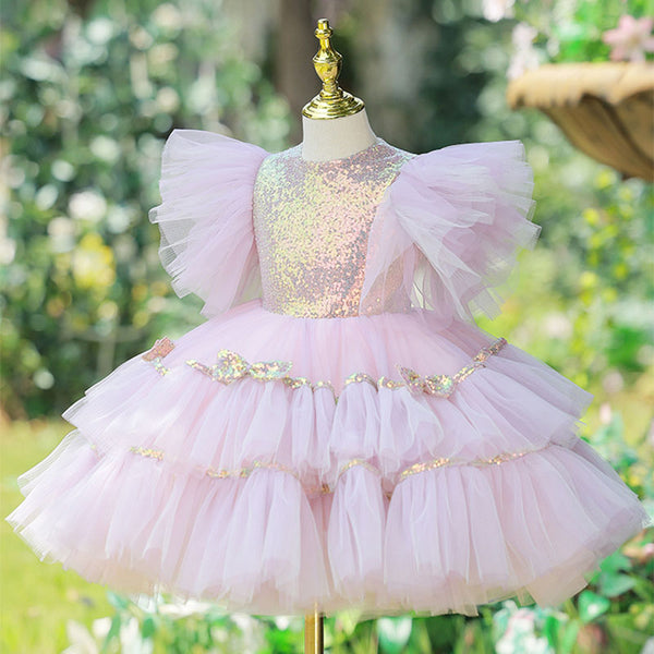 Baby Girl Ball Gowns Toddler Wedding Costume Formal Princess Dresses