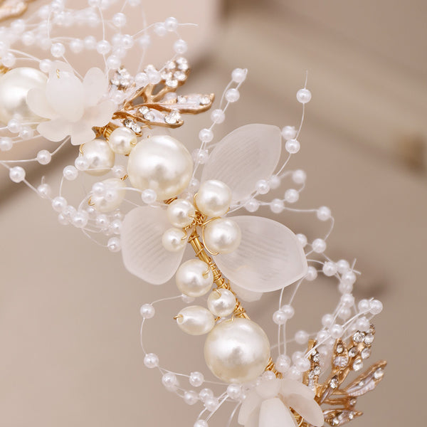 Sweet Head Flower Hairpin Garland Headdress