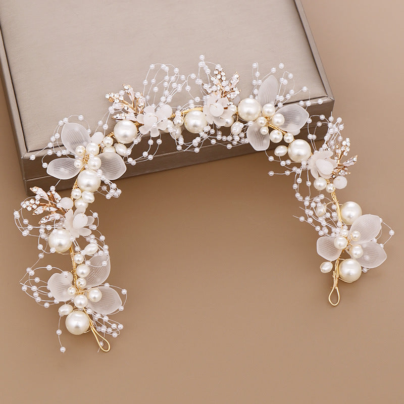 Sweet Head Flower Hairpin Garland Headdress