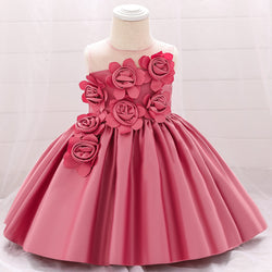 Baby Girl Easter Dress Birthday Party Dress Sleeveless Flower Girl Dress Princess Dress