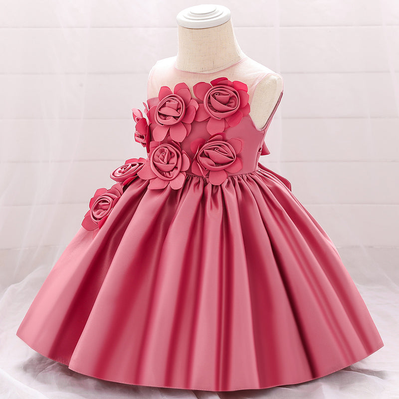 Girl Christmas Dress Baby Girl Easter Dress Birthday Party Dress Sleeveless Flower Girl Dress Princess Dress