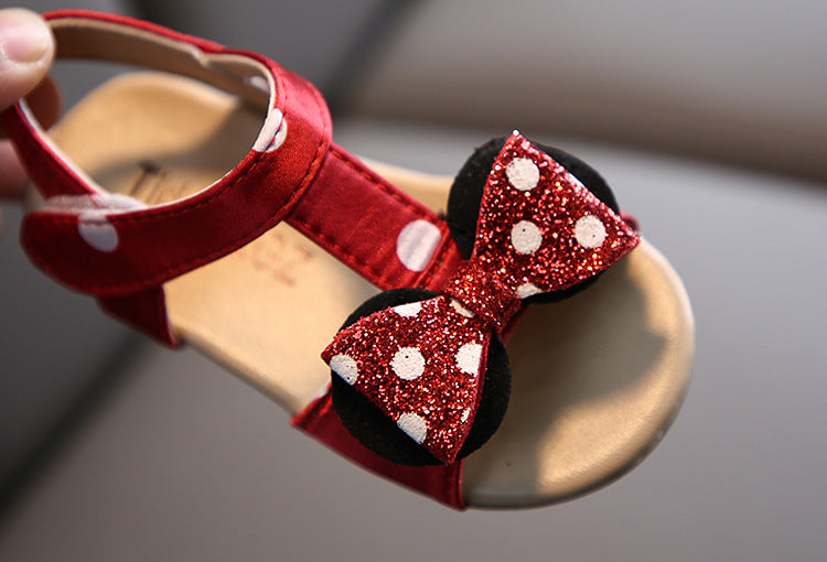 Cute Elegant Girls Bow Princess Shoes