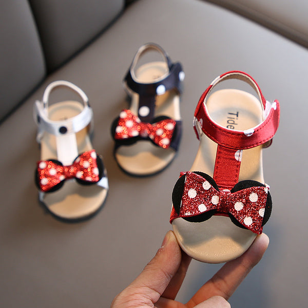 Cute Elegant Girls Bow Princess Shoes