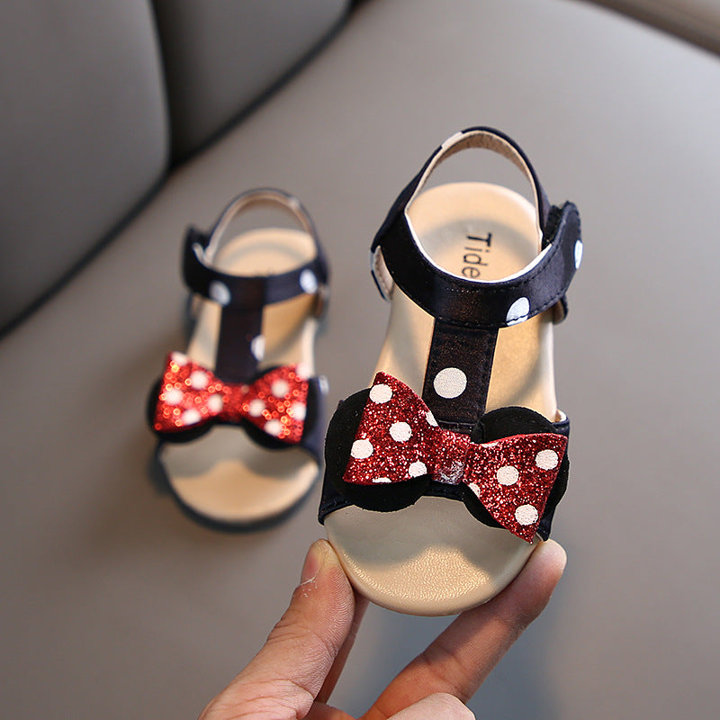 Cute Elegant Girls Bow Princess Shoes