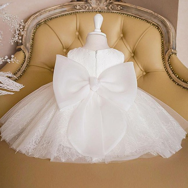 Baptism Dresses Baby Girl Summer White Embroidery Flower Girl Dress Christening Dress