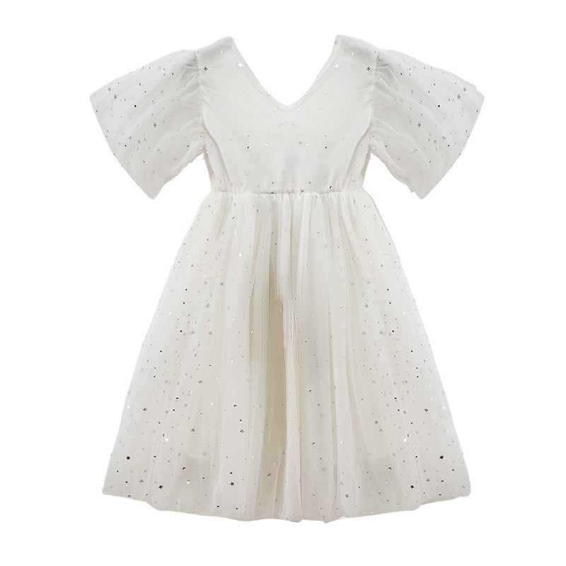 Girls Elegant Star Princess Dress