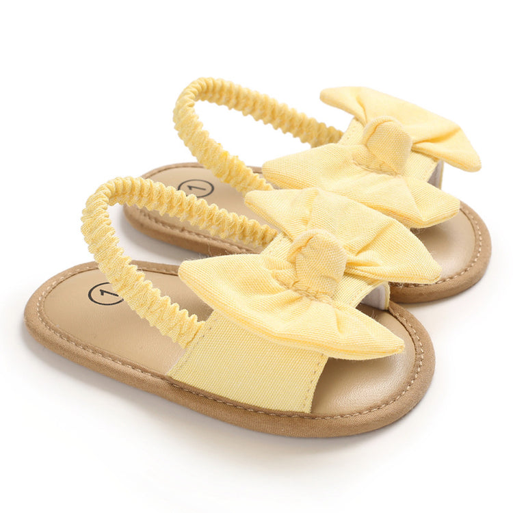 Cute Summer Soft Sole Flat Bow Knot Sandals
