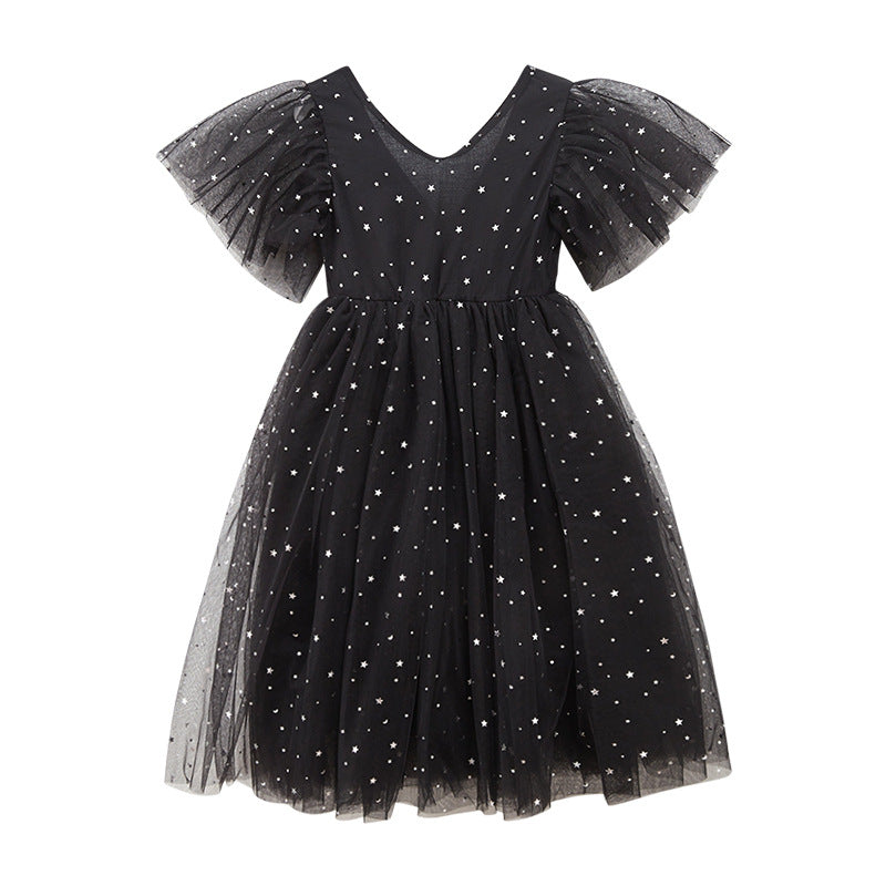 Girls Elegant Star Princess Dress