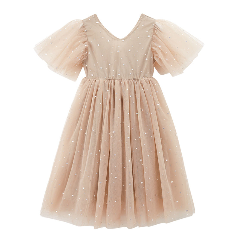 Girls Elegant Star Princess Dress