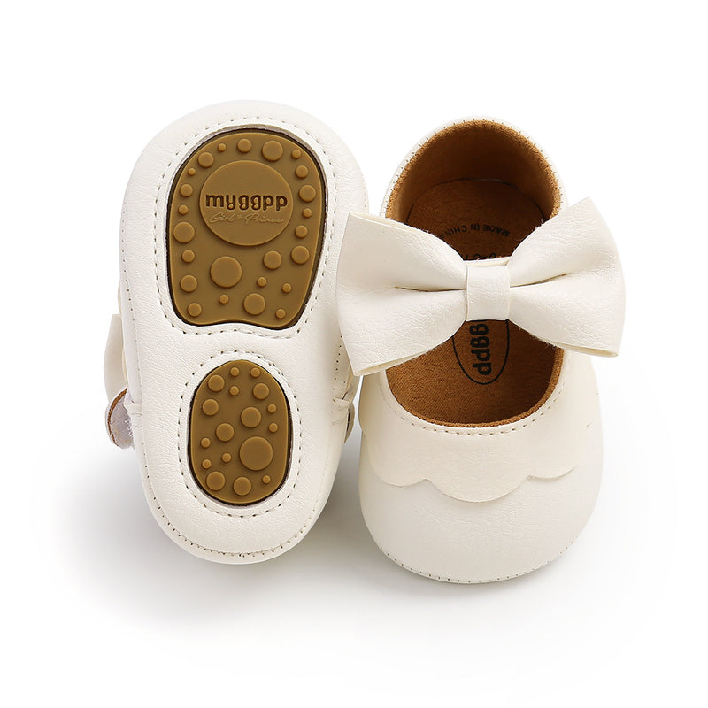 Girl Dress Shoes Cute Baby Soft Sole Bowknot Princess Shoes