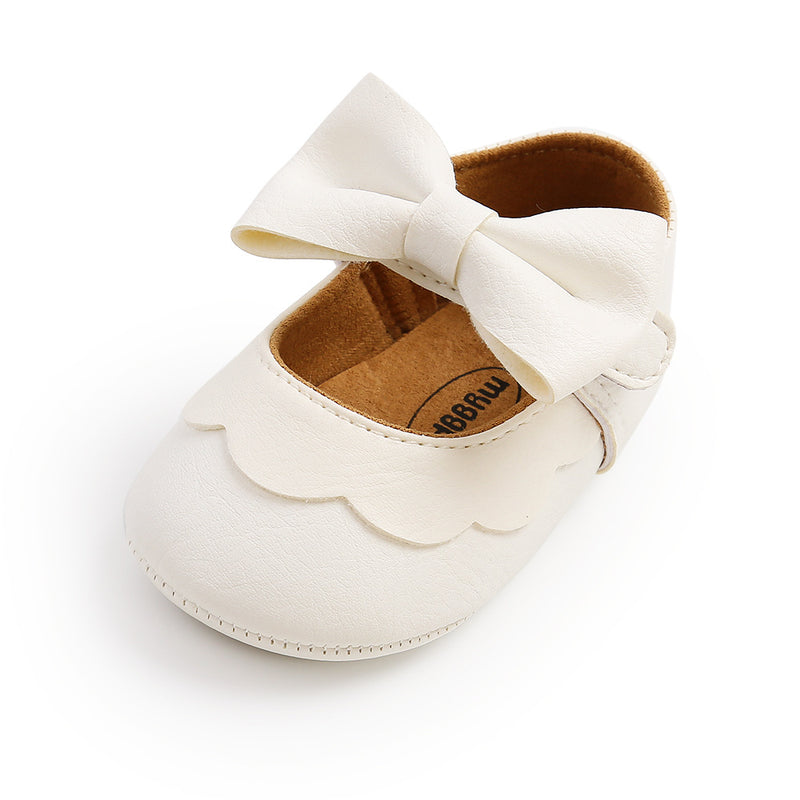 Girl Dress Shoes Cute Baby Soft Sole Bowknot Princess Shoes