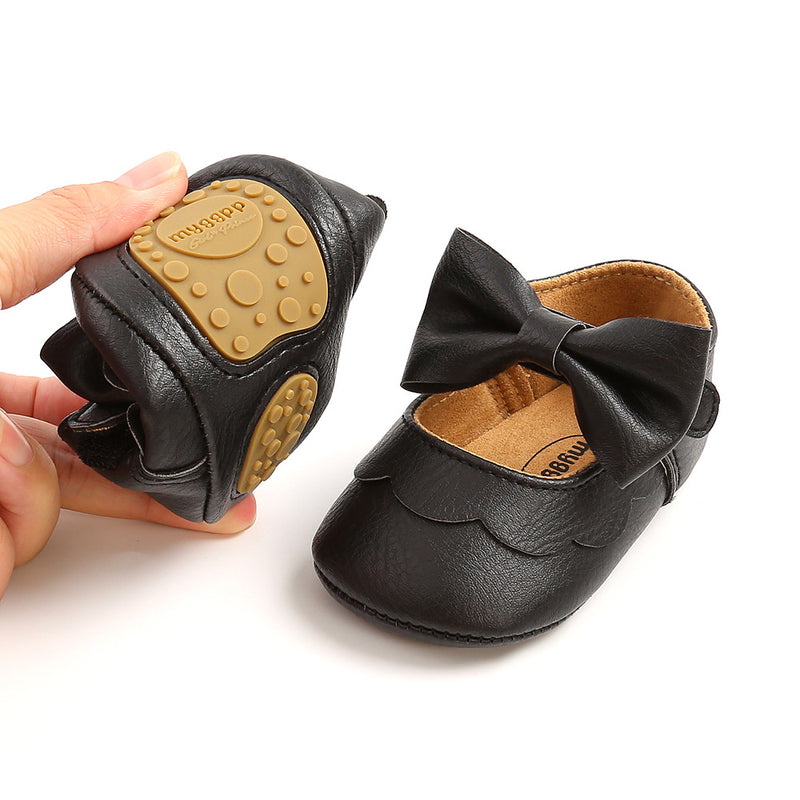 Girl Dress Shoes Cute Baby Soft Sole Bowknot Princess Shoes