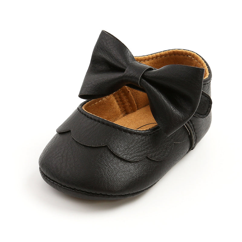 Girl Dress Shoes Cute Baby Soft Sole Bowknot Princess Shoes