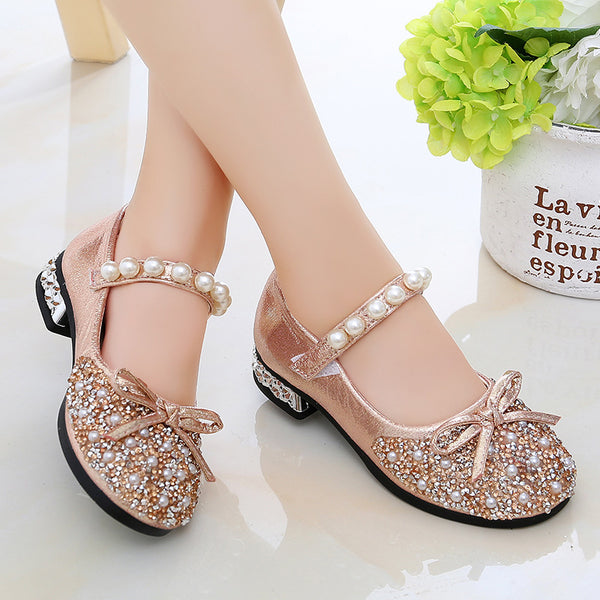 Girls Sequins Princess Shoes