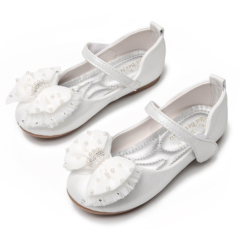 Girl Cute Bow Soft Sole Princess Shoes