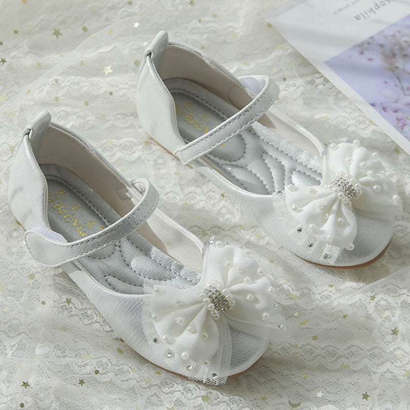 Girl Cute Bow Soft Sole Princess Shoes