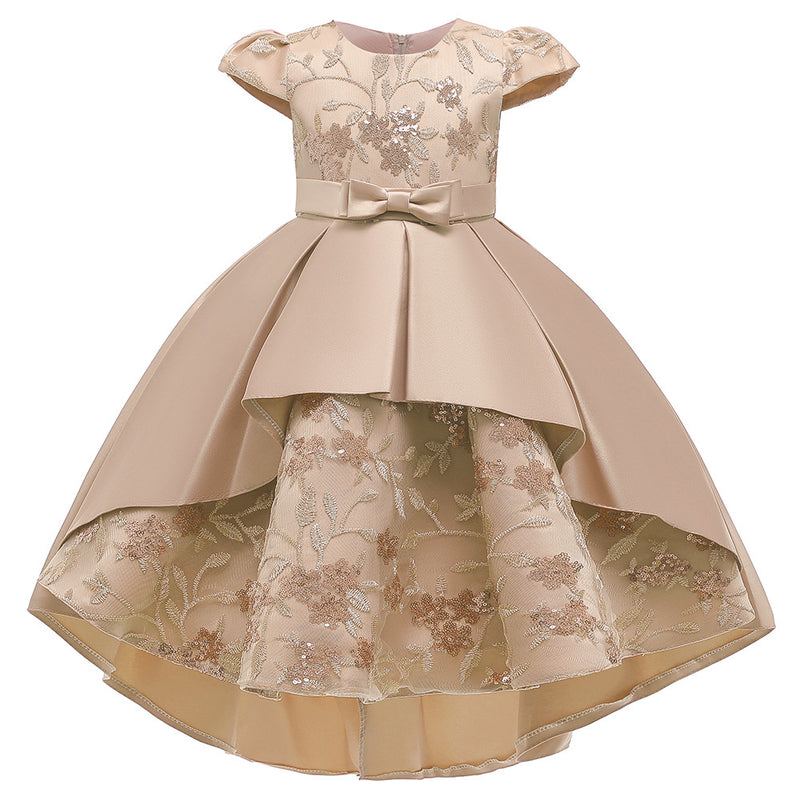 Girl Formal Dresses Baby Girl Flower Bow Fluffy Birthday Party Dress Girls Pageant Dresses, Wine Red / 5-6 Years (130cm) Girl Formal Dresses Baby Girl Flower Bow Fluffy Birthday Party Dress Girls Pageant Dresses, Wine Red / 5-6 Years (130cm)